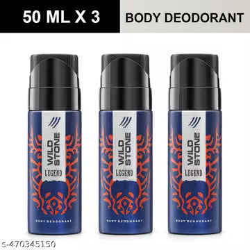 Wild Stone Legend Deodorant For Men 50 ml pack-3