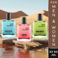 BRIT ACCENT Combo Pack of 3|Depth Of Ocean-RainForest-Canyon|Parfum|Long-Lasting|Premium| Eau de Toilette - 150 ml