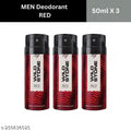 Wild Stone Red Deodorant Body Spray for Men, Pack of-3 (50ml each)