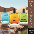 BRIT ACCENT Combo Pack Of 3|Depth Of Ocean-RainForest-Dune|Parfum|Long-Lasting|Premium| Eau de Toilette - 150 ml