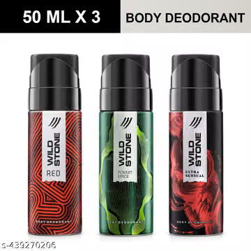 Wild Stone Ultra, Forest and Red Deodorant 50 ml pack-2