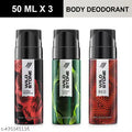Wild Stone Forest, Red and Ultra Deodorant For Men 50 ml Pack-3